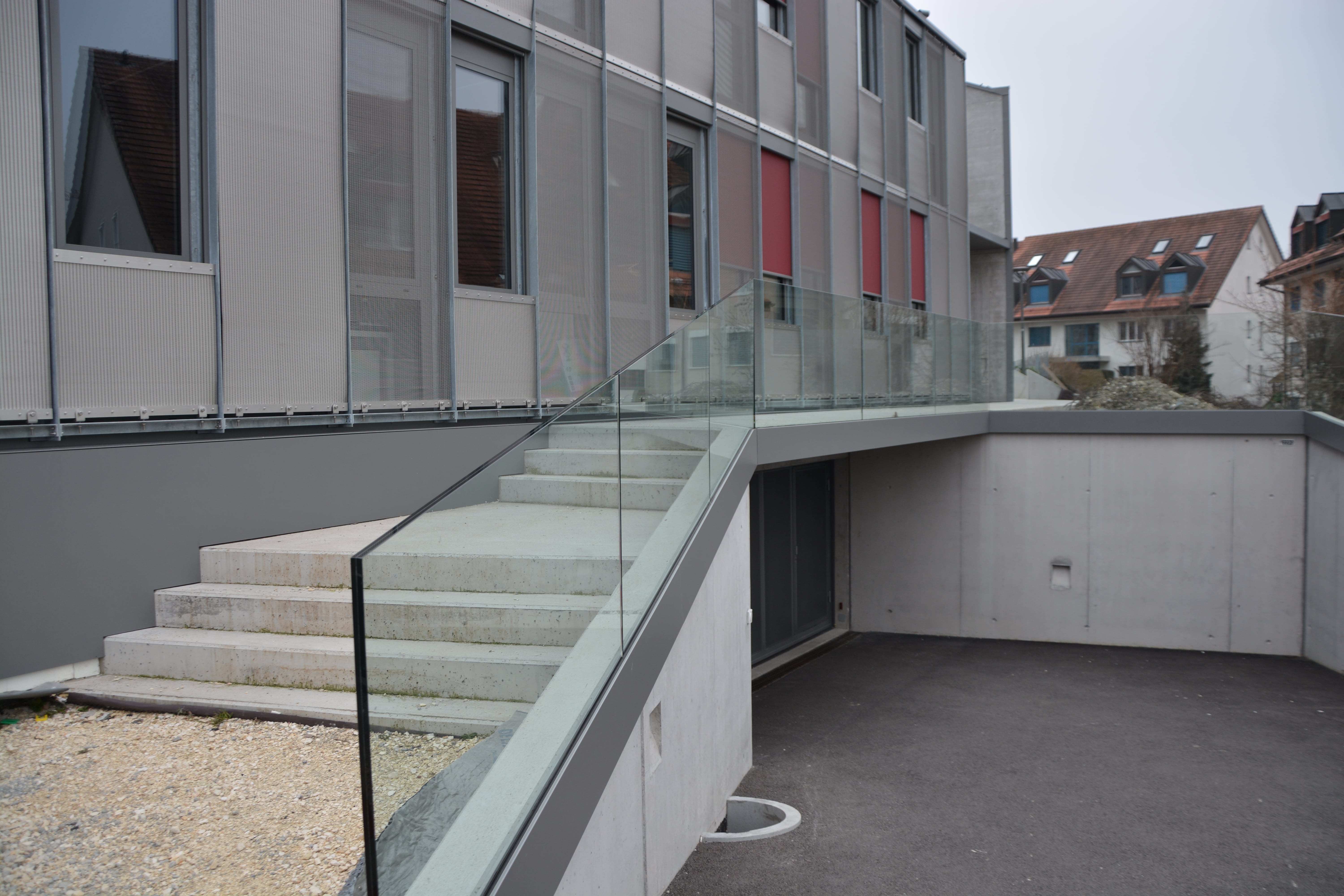 Balustrade - escalier - facades métalliques - arta sa - sametal